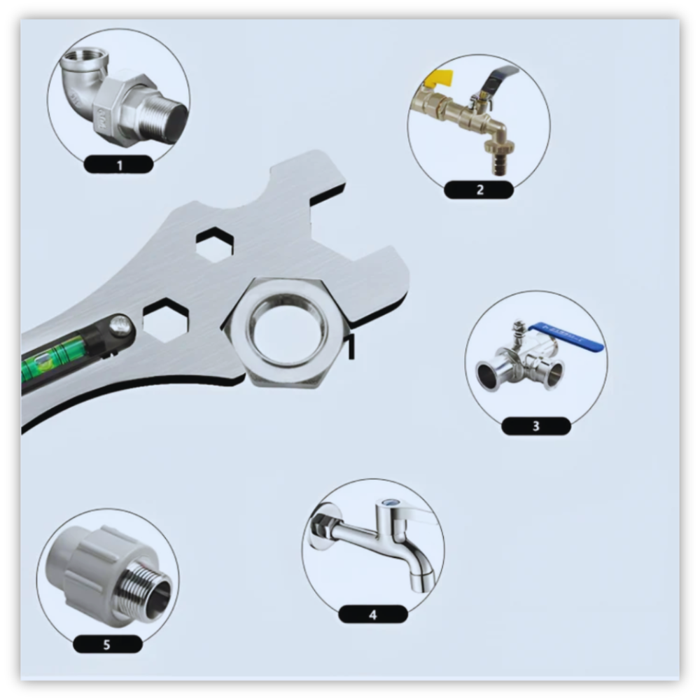ToolSpark™ LevelKey – Precision Tool for Fast & Accurate Tap Installation