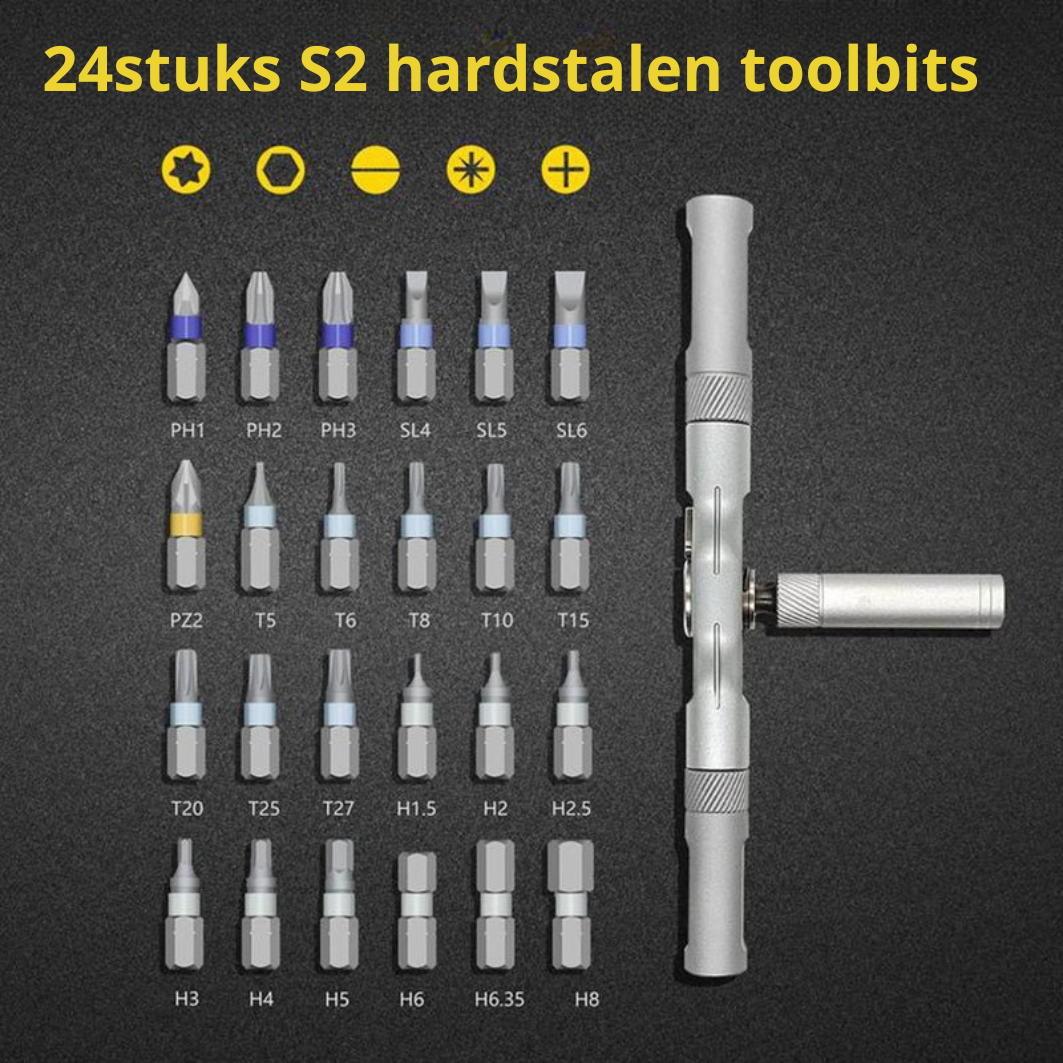 ToolSpark™ PrecisionDrive | 24-in-1 Ratchet screwdriver